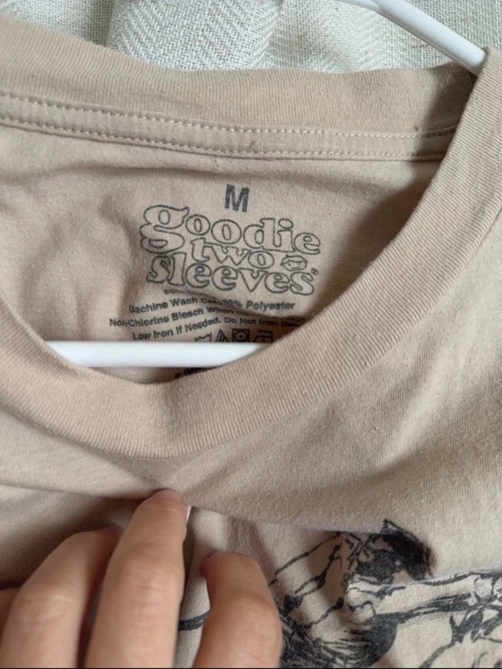 Kids Western Graphic Tee in Light Brown - Picture 2 of 2